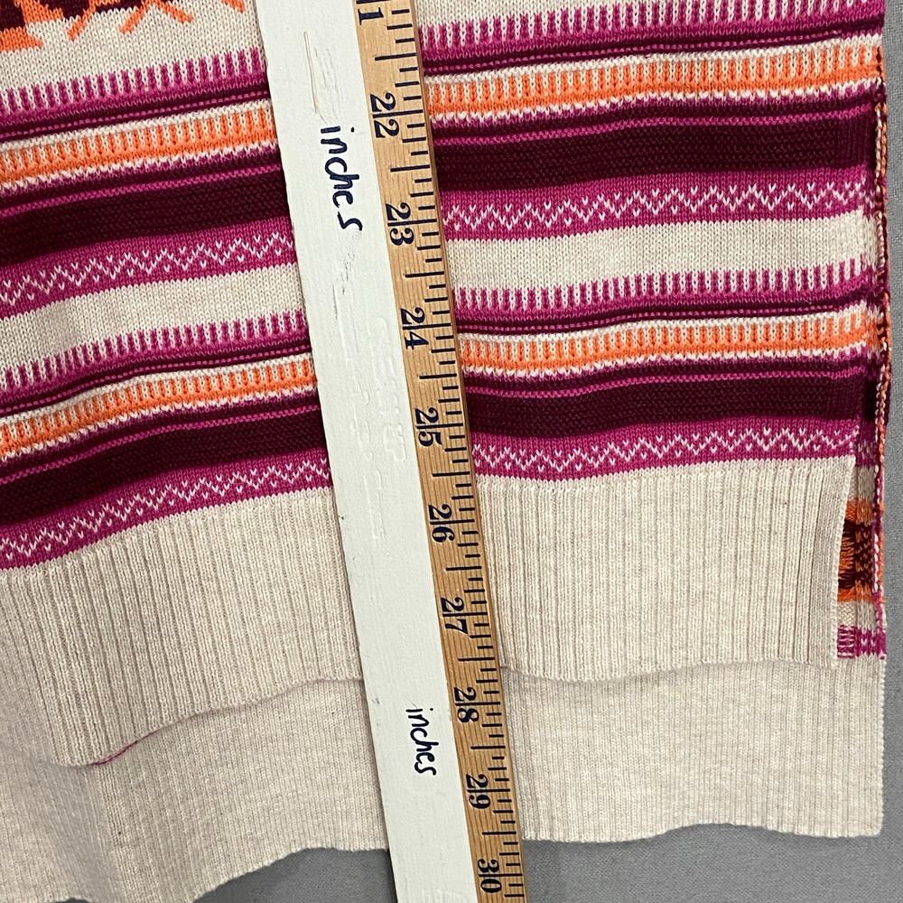 Arizona Original Jeans Stripe Scoop Neck 100% Cotton Sweater Medium - Picture 8 of 9
